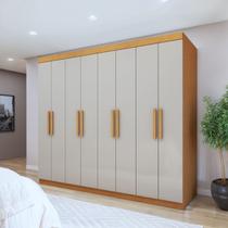 Guarda-roupa 8 Portas 4 Gavetas Andara Soft