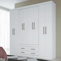 Guarda Roupa 8 Portas Aloy Branco