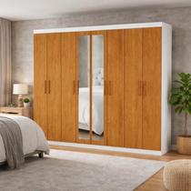 Guarda Roupa 8 portas Espelho Gran Prime-Grand Line Guarda Roupa 8 portas Espelho Gran Prime-Grand Line