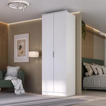Guarda Roupa 81cm 2 Portas de Abrir c/ 2 Gavetas 100% MDF Guarda Roupa 81cm 2 Portas de Abrir c/ 2 Gavetas 100% MDF