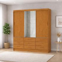Guarda Roupa 9 Gavetas 3 Portas 1 Espelho Sunset-Grand Line Guarda Roupa 9 Gavetas 3 Portas 1 Espelho Sunset-Grand Line