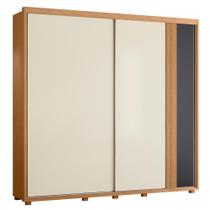 Guarda Roupa Acácia 240cm 2 Portas de Correr 4 Gavetas Guarda Roupa Acácia 240cm 2 Portas de Correr 4 Gavetas