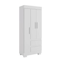 Guarda Roupa ACP Maya 3 Portas com Pés - Branco