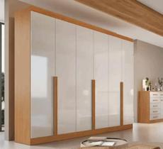 Guarda roupa alvorada 06pts - nature/offwhite