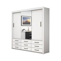 Guarda Roupa Anjos Plus 3 Portas 9 Gavetas Carioca Branco Guarda Roupa Anjos Plus 3 Portas 9 Gavetas Carioca Branco