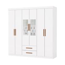 Guarda Roupa Aries 6 Portas Com Espelho E Sem Pe Carioca Moveis Branco Guarda Roupa Aries 6 Portas Com Espelho E Sem Pe Carioca Moveis Branco