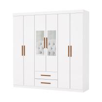 Guarda Roupa Aries 6 Portas Com Espelho e Sem Pe Carioca Moveis Guarda Roupa Aries 6 Portas Com Espelho e Sem Pe Carioca Moveis