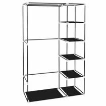 Guarda Roupa Armario Portatil 5 Niveis Suporte Cabideiro Para Roupas Casaco Sapatos Brinquedos Vermelho