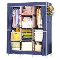 Guarda Roupa Armario Portatil Prateleiras Organizador Brinquedos Arara Cabideiro Sapatos Azul Guarda Roupa Armario Portatil Prateleiras Organizador Brinquedos Arara Cabideiro Sapatos Azul