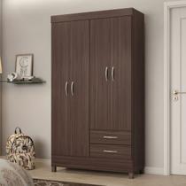 Guarda-Roupa Astro 4 Portas Café Touch - Demóbile