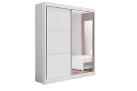 Guarda Roupa Athenas Ripado Solteiro 2 Portas 3 Gavetas D Doro BRANCO LISO Guarda Roupa Athenas Ripado Solteiro 2 Portas 3 Gavetas D Doro BRANCO LISO