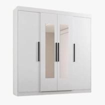 Guarda Roupa B23066 4 portas Araplac Branco Guarda Roupa B23066 4 portas Araplac Branco