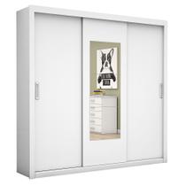 Guarda Roupa Bahia 3 Portas 4 Gavetas com Espelho Carioca Móveis