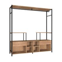 Guarda Roupa Barcelona Closet Modulado Preto / Demolição Guarda Roupa Barcelona Closet Modulado Preto / Demolição