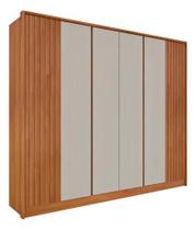 Guarda roupa barcelona ripado tcil cinamomo off white