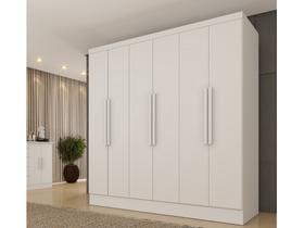 Guarda Roupa Bariloche 6 Portas e 4 Gavetas Internas Tcil Branco Guarda Roupa Bariloche 6 Portas e 4 Gavetas Internas Tcil Branco