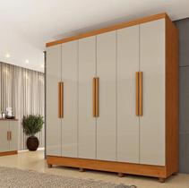 Guarda Roupa Bariloche Sem Espelho Com Pés - Móveis Tcil