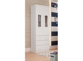Guarda Roupa Bebê Moveis Peroba 02 portas Luna 100% MDF