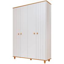 Guarda Roupa Bebê Retro Permobili Cupcake 4 portas MDF