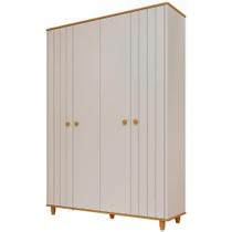 Guarda Roupa Bebê Retro Permobili Cupcake 4 portas MDF
