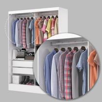 Guarda-roupa Belem Premium 2 Portas De Correr 2 Gavetas Branco