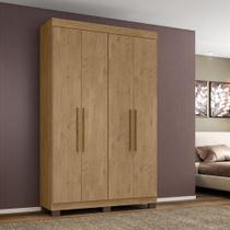 Guarda-Roupa Bélgica 4 portas 2 gavetas Amêndoa Guarda-Roupa Bélgica 4 portas 2 gavetas Amêndoa