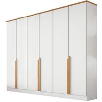 Guarda Roupa Bianca Casal 6 Portas 6 Gavetas Bianchi Cor Branco Nature Guarda Roupa Bianca Casal 6 Portas 6 Gavetas Bianchi Cor Branco Nature