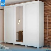 Guarda Roupa Branco 3 portas de Correr Zara 3PTS Roupeiro Casal Portas de Correr Guarda Roupa Branco 3 portas de Correr Zara 3PTS Roupeiro Casal Portas de Correr
