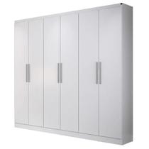 Guarda-Roupa Branco 6 Portas Casal Édez Magnolia