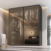 Guarda Roupa c/ 2 Portas de Correr Reflecta e LED 100% MDF