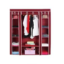 Guarda roupa cabideiro portatil prateleiras dobravel armario arara grande organizador vermelho Guarda roupa cabideiro portatil prateleiras dobravel armario arara grande organizador vermelho