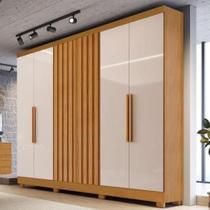 Guarda roupa cabo frio 6 pts - nature/off white Guarda roupa cabo frio 6 pts - nature/off white