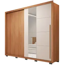 Guarda-Roupa Caemmun Romanus Lux 2 Portas 4 Gavetas e Espelho Guarda-Roupa Caemmun Romanus Lux 2 Portas 4 Gavetas e Espelho