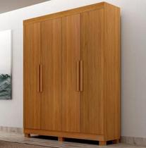 Guarda Roupa Canadá 4 Pts 100%MDF Cinamomo - Leifer