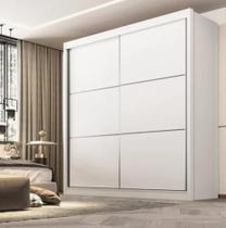 Guarda Roupa Cancun 2 Portas 100%MDF Branco - DDoro