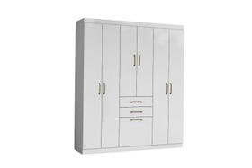 Guarda Roupa Cancun 7P 2G Branco Aramoveis