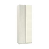 Guarda-roupa Canto 1 Porta 80 Cm Legno Crema Com Kashmir