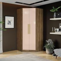 Guarda-Roupa Canto 2 Pts Kappesberg Adapt Nogueira/Macadâmia Guarda-Roupa Canto 2 Pts Kappesberg Adapt Nogueira/Macadâmia