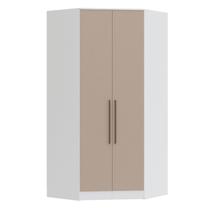 Guarda-roupa Canto Closet com 2 Portas e 2 Gavetas Mdf Requinte+