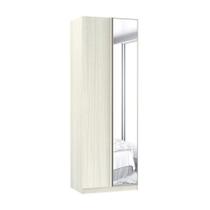 Guarda-roupa Canto Com Espelho 80cm Legno Crema Guarda-roupa Canto Com Espelho 80cm Legno Crema