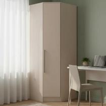 Guarda-Roupa Canto Oblíquo 1 Porta 100% MDF Requinte+ Bege/Duna Guarda-Roupa Canto Oblíquo 1 Porta 100% MDF Requinte+ Bege/Duna