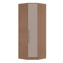 Guarda-Roupa Canto Oblíquo 1 Porta Requinte+ 100% MDF Marrom/Macadâmia/Duna Guarda-Roupa Canto Oblíquo 1 Porta Requinte+ 100% MDF Marrom/Macadâmia/Duna