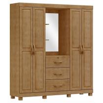 Guarda Roupa Capela Madeira Maciça 4 Portas 3 Gavetas 183 Cm 1143 Freijó Milani Store Guarda Roupa Capela Madeira Maciça 4 Portas 3 Gavetas 183 Cm 1143 Freijó Milani Store