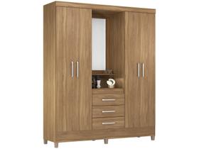 Guarda Roupa Capelinha 4 Portas Pérsia Amendola Touch 165cm