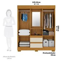 Guarda Roupa Capelinha ACP Isabely 4 Portas com Espelho e Pés e gavetas Guarda Roupa Capelinha ACP Isabely 4 Portas com Espelho e Pés e gavetas