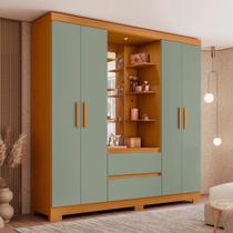 Guarda Roupa Capelinha Casal 04 Portas Olímpia