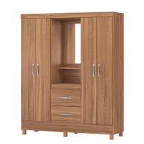 Guarda-Roupa Capelinha Demobile Lord 4 Portas 2 Gavetas e Espelho Guarda-Roupa Capelinha Demobile Lord 4 Portas 2 Gavetas e Espelho