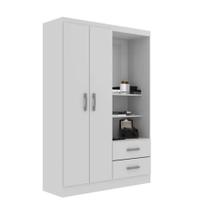 Guarda Roupa Capelinha Infantil 2 Portas 2 Gavetas Premium Branco Guarda Roupa Capelinha Infantil 2 Portas 2 Gavetas Premium Branco