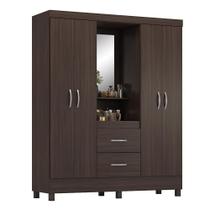 Guarda Roupa Capelinha Lord 4 Portas com Espelho - Demóbile Guarda Roupa Capelinha Lord 4 Portas com Espelho - Demóbile