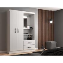 Guarda Roupa Capelinha Solteiro 2 Portas 2 Gavetas Premium